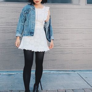 Fashion Nova Eyelet Dress Size M